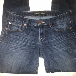 Express sz 4 ankle skinny Stella low rise jeans
